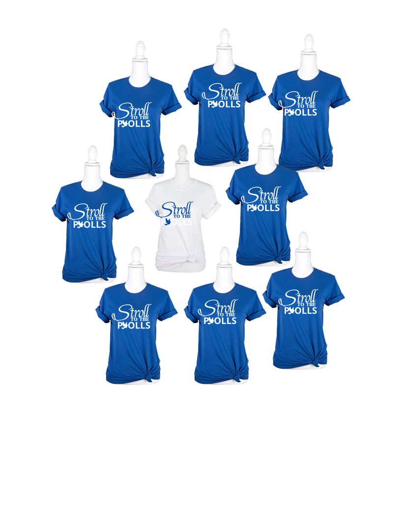 Short Sleeve T-Shirt (Group) Stroll to the Poll